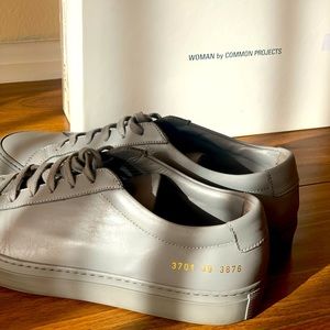 Gray sneakers by Common Projects